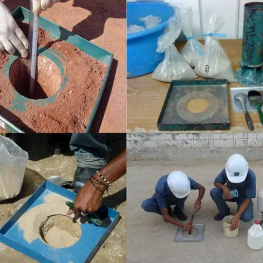 Ensaio de Densidade In Situ com Cone de Areia em Jundiaí